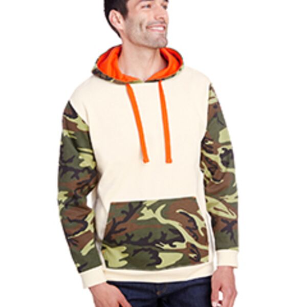 Men's Fashion Camo Hooded Sweatshirt Thumbnail