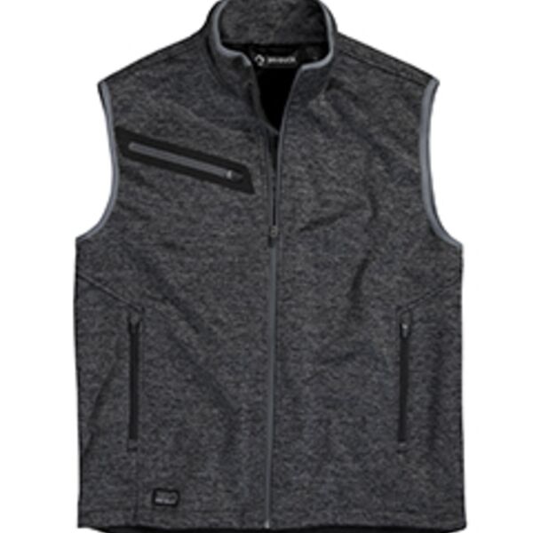 Compass Bonded Mélange Sweater Fleece Vest Thumbnail