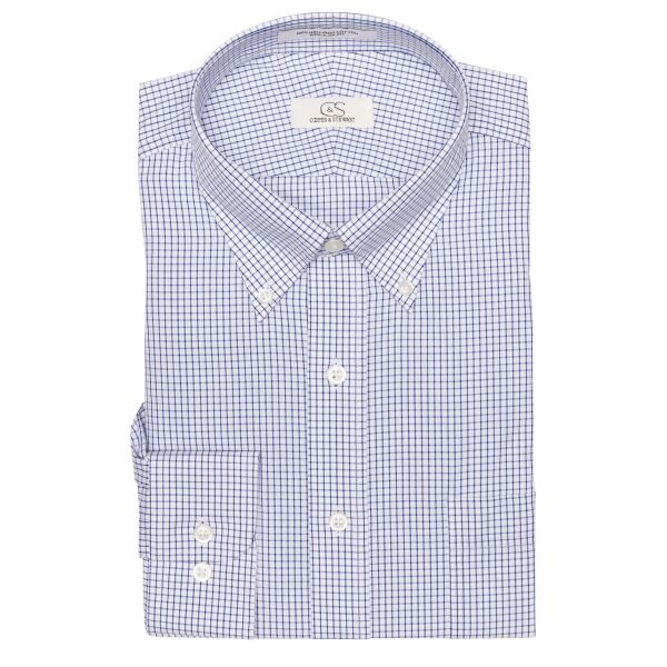 Blue Classic Check Button Down Collar Thumbnail