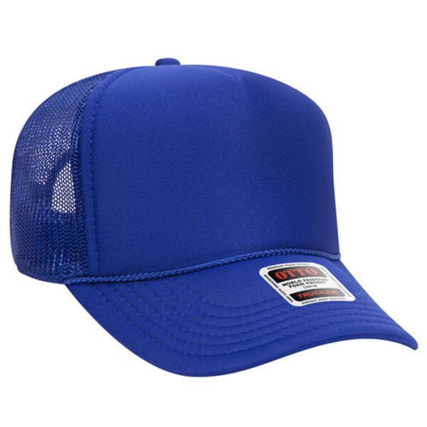 OTTO CAP 5 Panel Mid Profile Mesh Back Trucker Hat Thumbnail