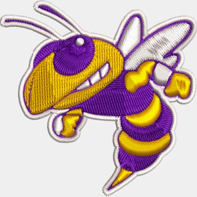 207 Bay Yellow Jackets EMB DTF 1 School Spirit Thumbnail